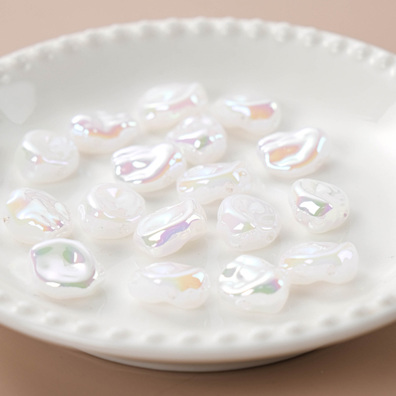 DIY高亮仿珍珠巴洛克亮彩异型珠 仿珍珠手链项链耳坠饰品配件