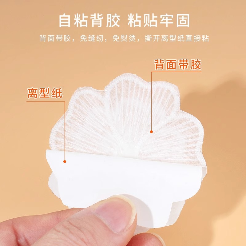 布贴/织标/贴布绣花/中国风刺绣金鱼贴花/辅料五角星产品图