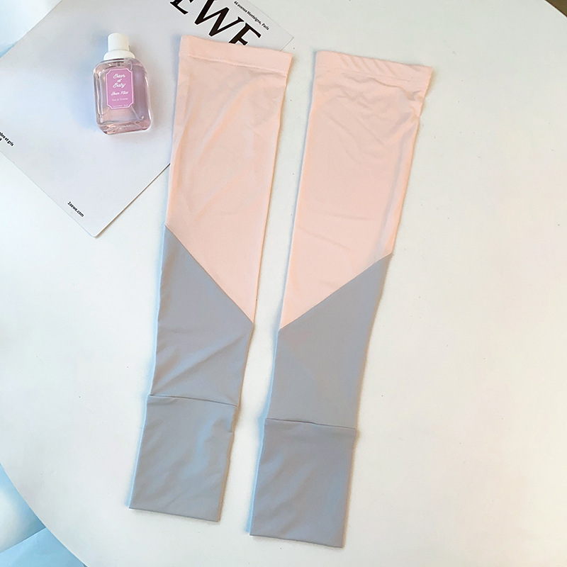 Sun protection ice sleeves for men and women, summer driving UV protection, loose extended arm guard, thin set, outdoor cycling nylon sleeves details Picture