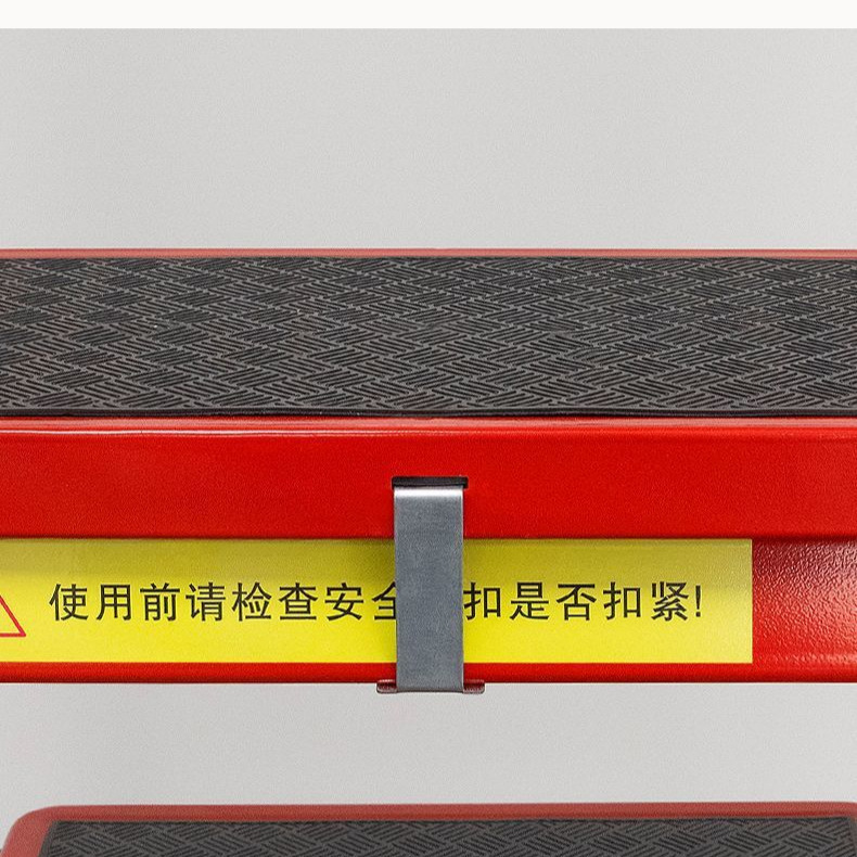 New household folding ladder, thickened carbon steel A-frame ladder, mobile building telescopic ladder, step ladder, multi-functional indoor portable Specification image