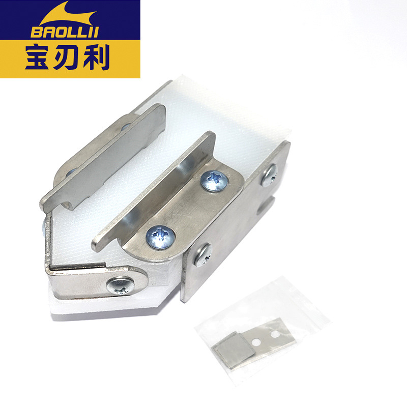 Panel furniture edge remover, edge trimming magic tool, ecological board skin chopper, home decoration corner cutter, skin chopper, manual edge banding device Specification image