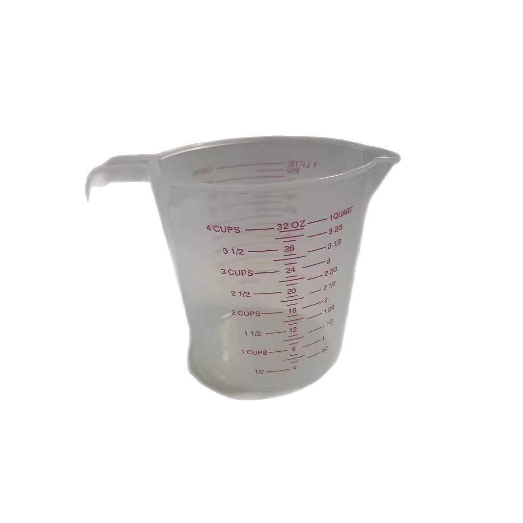 Milk tea shop beverage making tools, cake baking wholesale measuring cup 1000ml plastic baking graduated measuring cup Item Picture