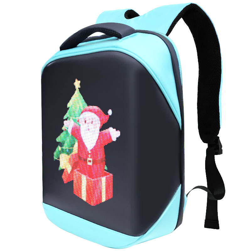 loy original manufacturer LED smart backpack, business, sports, outdoor lighting, DIY advertising backpack Specification image