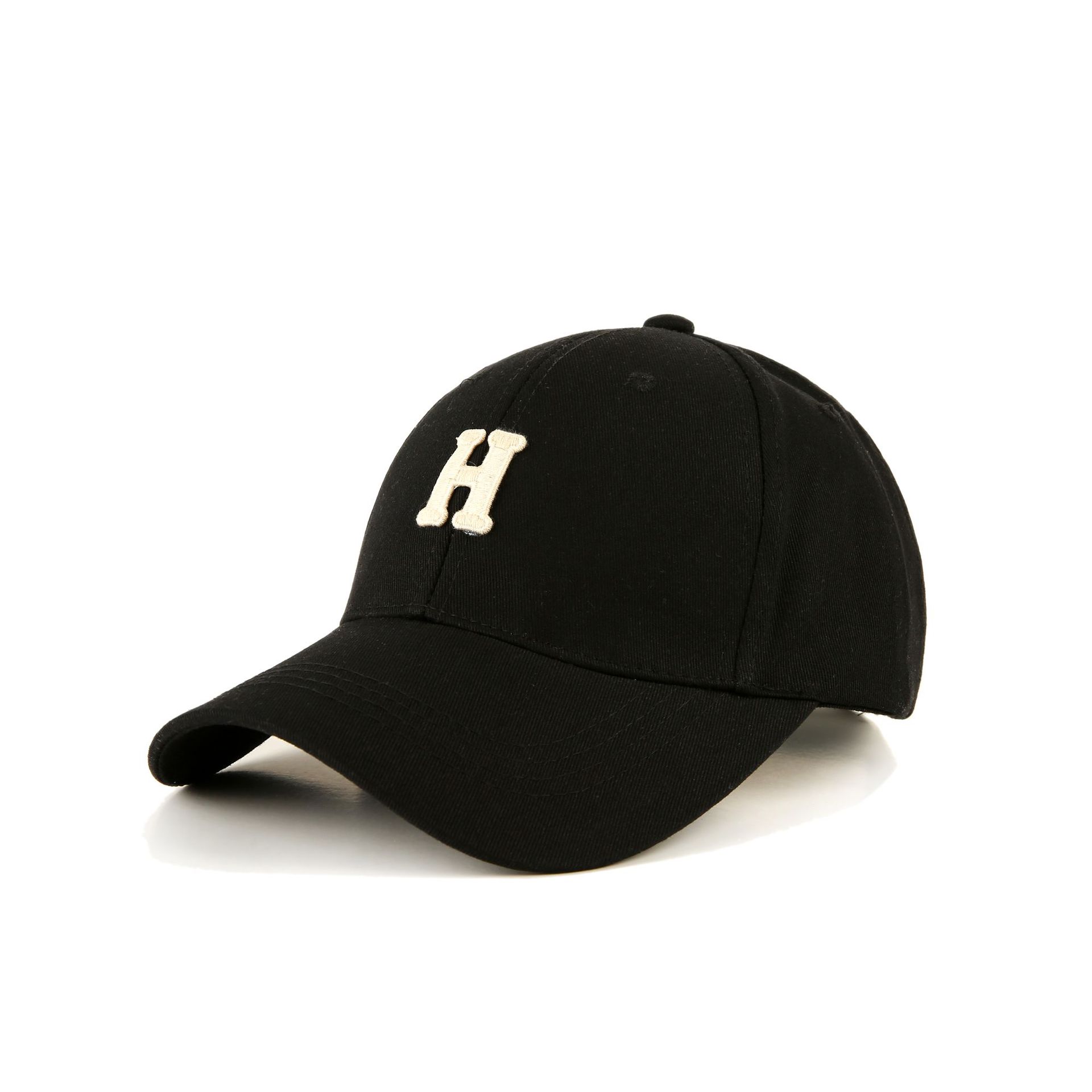 2022 Autumn And Winter New Letter Cap Men's Bent Cotton Soft Top Visor Fashion Simple Female Baseball Cap details Picture