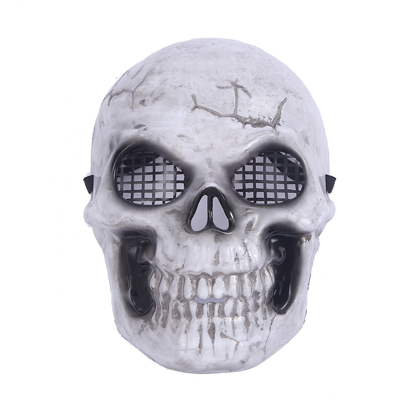 Skull Mask Halloween Haunted House Decoration Horror Decoration Site Layout Props Spooky Skull Mask details Picture