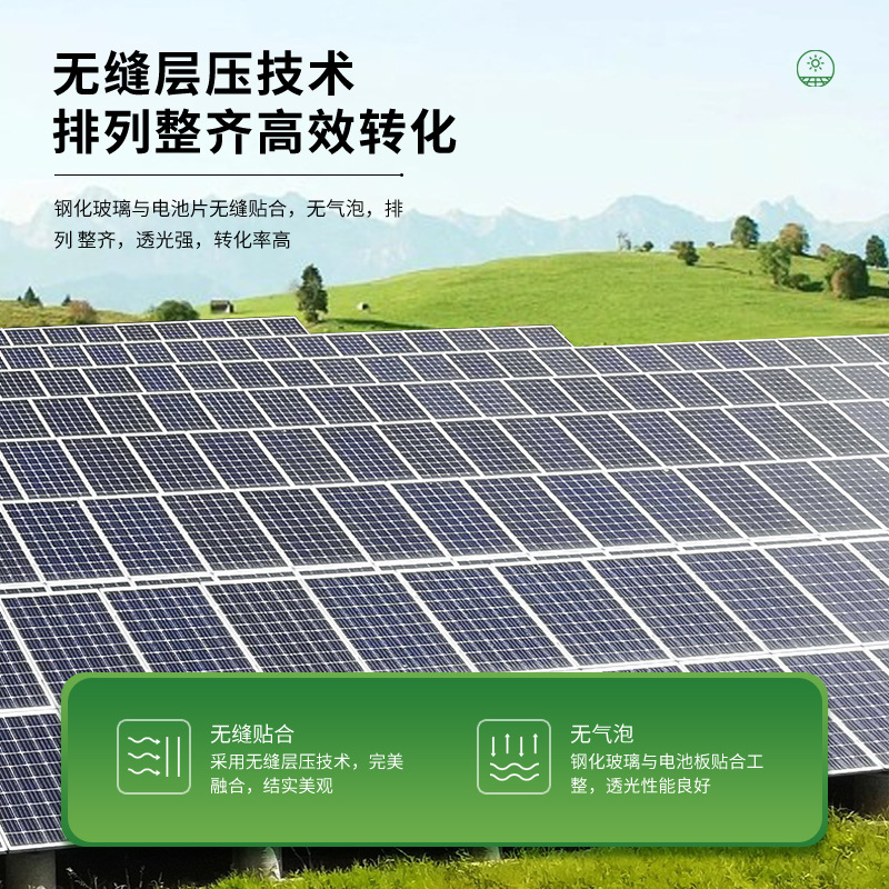 Solar Panel 20W-100W Aluminum Frame Single Polycrystalline Silicon Photovoltaic Panel Household 12V36v Solar Cell Application Scenario