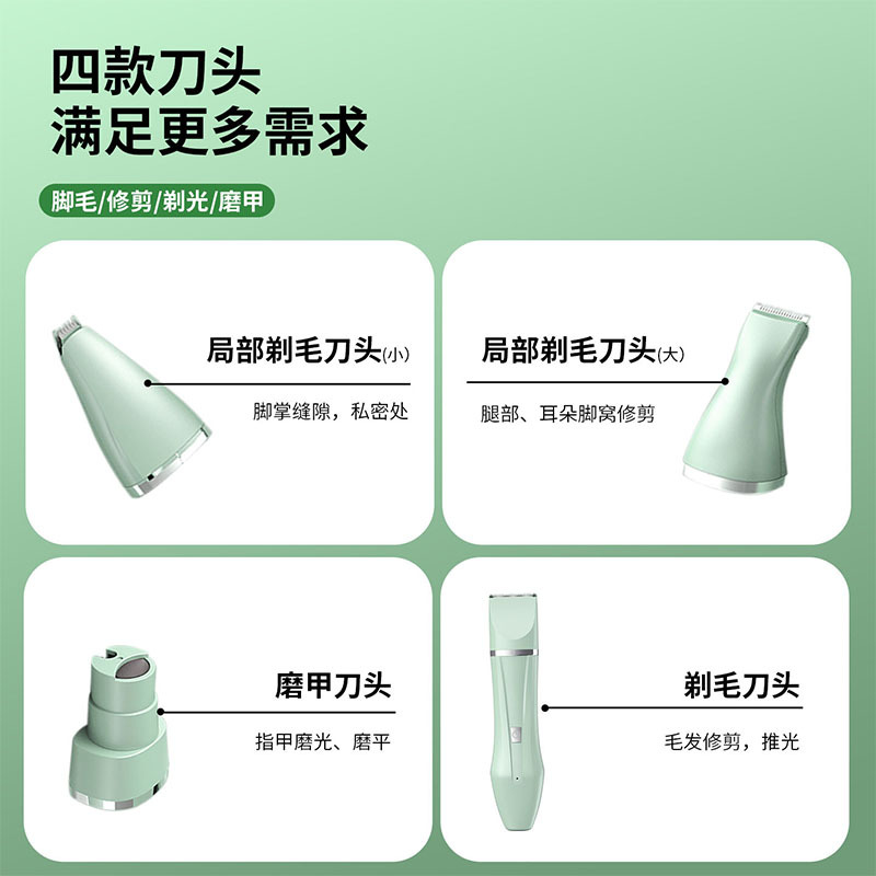 Customized pet hair removers for dogs and cats, electric clippers for shaving dog hair and foot hair, silent trimming tools Application Scenario