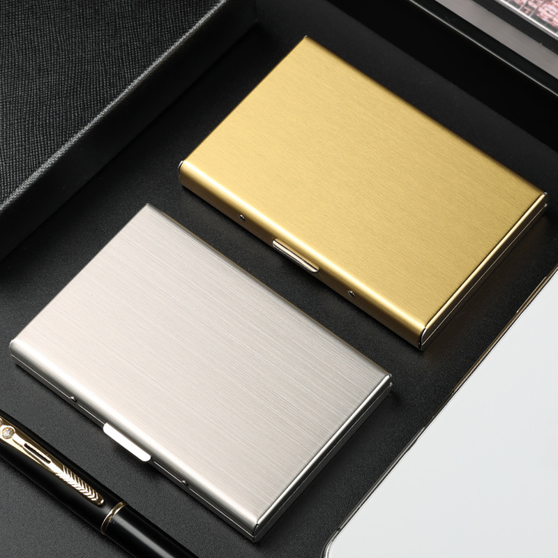 Credit card bag, business card holder, business card box