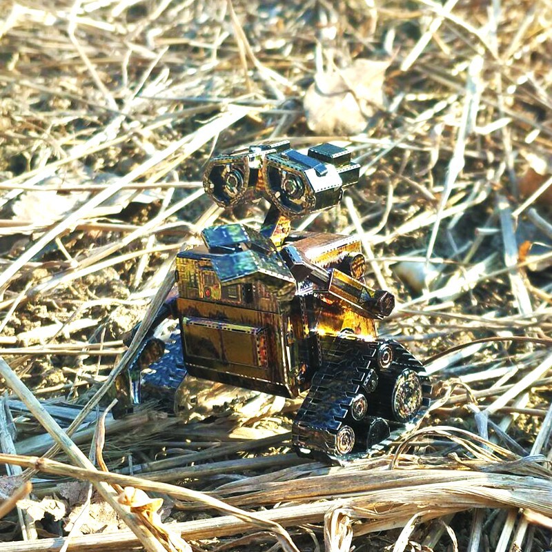 钢模像 3D立体拼装金属拼图 电影Eva伊娃 彩色瓦力机器人成人玩具详情图4