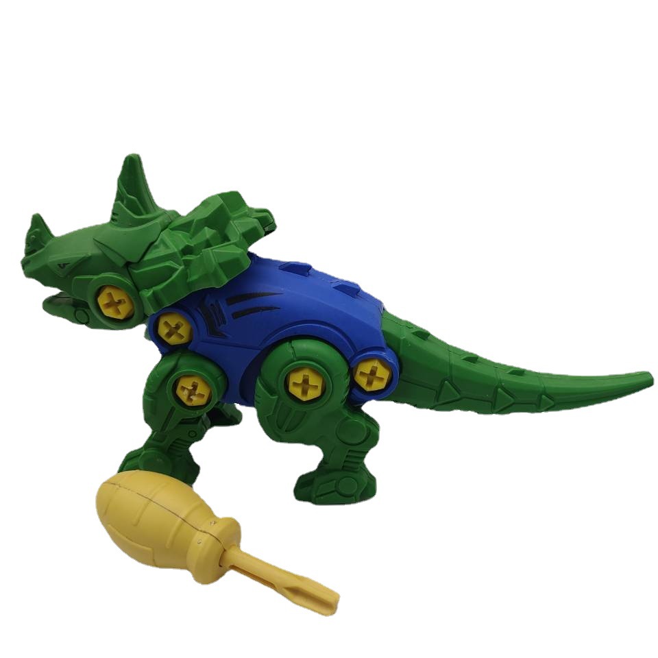 机械恐龙模型白底实物图