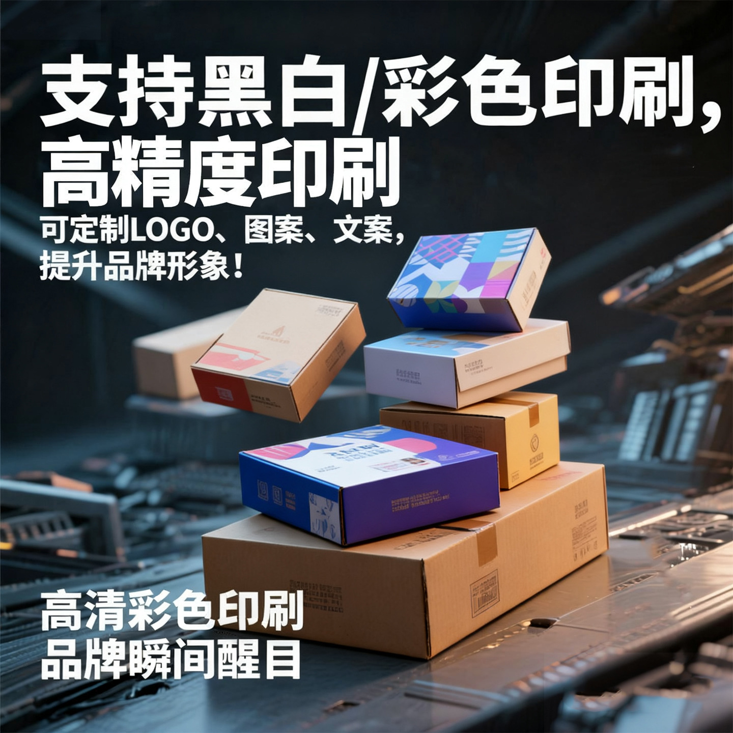 Postal cartons in stock, five or three layers, extra-hard, e-commerce wholesale, express packaging cartons, rectangular economy size Application Scenario