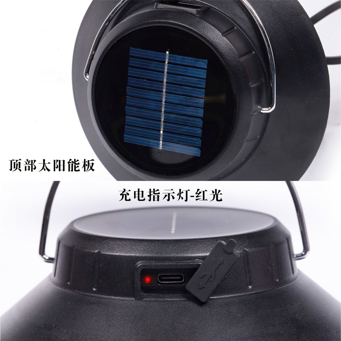 Customized portable solar camping lamp, outdoor multi-functional camping lamp, retro atmosphere, long-lasting portable lamp, horse lamp Application Scenario
