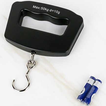 Household large hook hand-held scale, portable electronic scale, express package luggage scale, travel scale, fishing scale, gram weight scale Specification image
