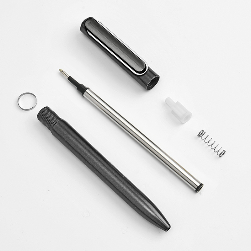 Customized business office stationery press signature pens with LOGO printing, high appearance level, black advertising company ballpoint pens Application Scenario