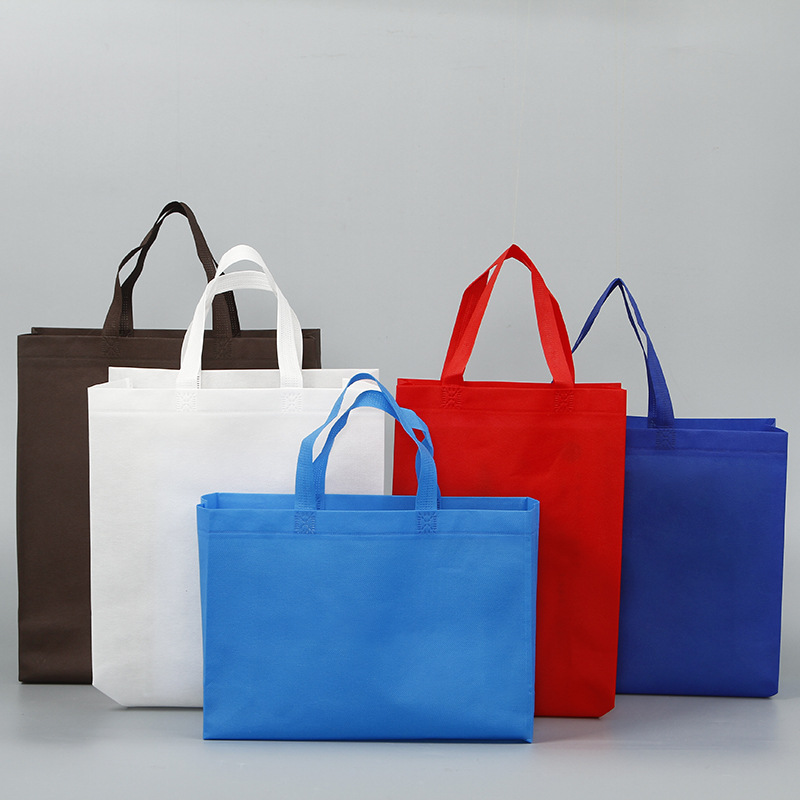 外贸无纺布袋现货跨境专供亚马逊购物袋批发广告购物手提袋外卖袋