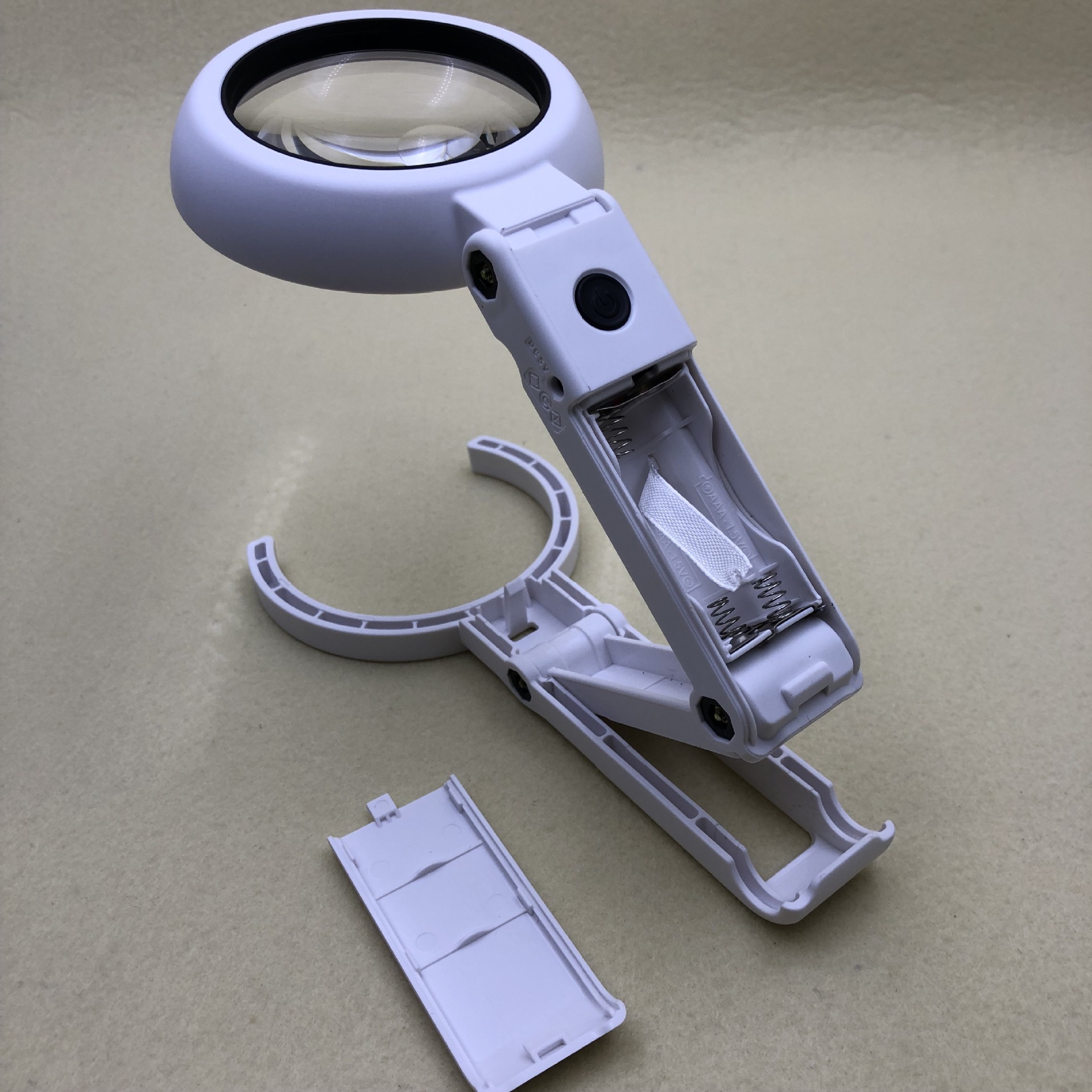 New USB handheld and desktop dual-purpose maintenance reading 8-LED light 7x magnifying glass FS65RC Specification image