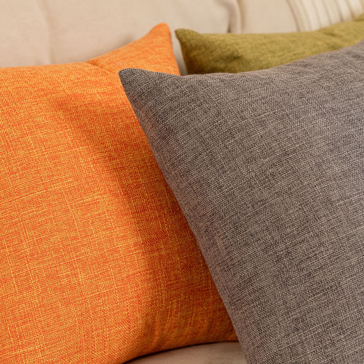 ins现代简约风轻奢抱枕沙发客厅高级感咖亚麻民宿抱枕靠枕套靠垫