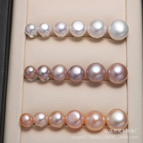 Source Factory S925 Silver Needle natural freshwater pearl earrings Sweet temperament fashion earrings almost exactly round pearls