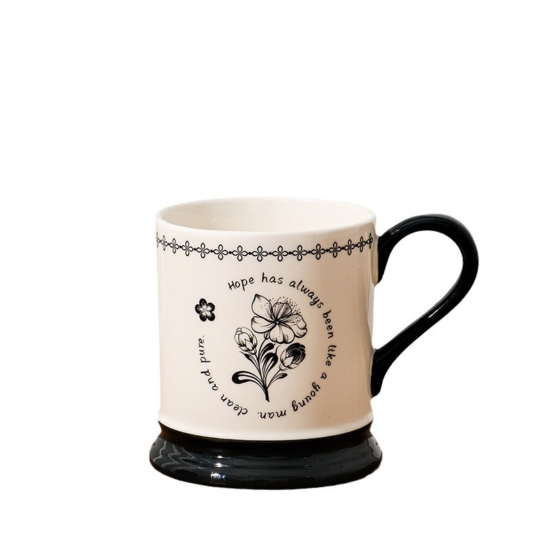 Retro ceramic mugs with a niche design feel, drinking cups, office coffee cups, high-end style, and classic gift cups Application Scenario
