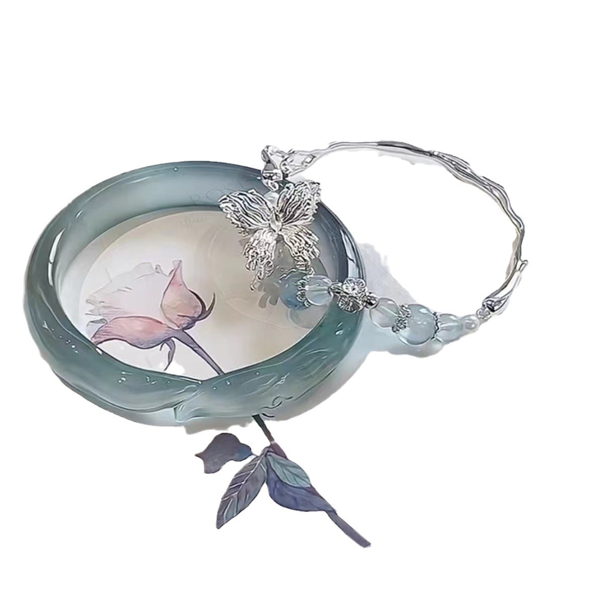 Estilo chino clear cool blue ice fox pulsera vintage vintage estilo antiguo personalidad temperamento ins diseño versátil nueva pulsera China para mujeres Item Picture