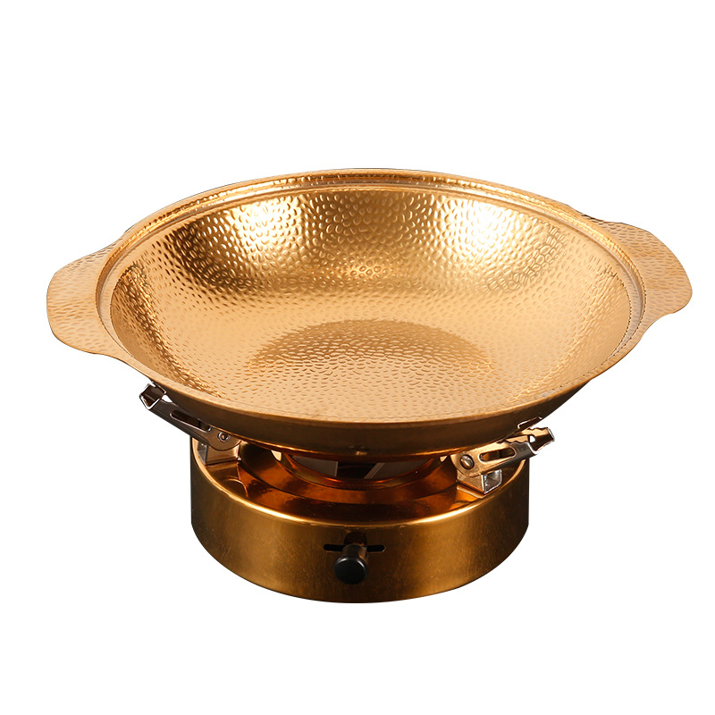 Stainless Steel Dry Ear Pot Sukiki Pot Hotel Abalone Plate Mixed Noodles Plate Spicy Fragrant Pot Plate Crayfish Plate Item Picture