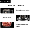 Cross-border SOKANY06034 meat grinder, household 3L glass bowl vegetable cutter, meat filling mixer, food processor 06034 Specification image