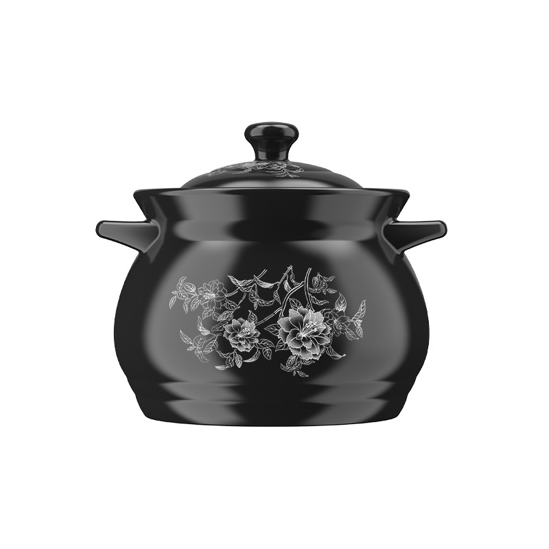 Casserole Saucepan Gas Pot Stockpot High Temperature Resistant Ceramic Gas Stove Open Fire Stockpot Casserole Large Crock Pot Soup Pot For Household Use Item Picture