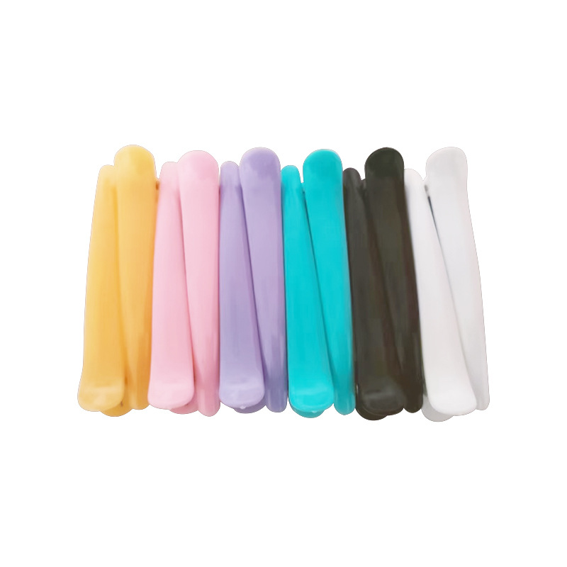 Candy Colored Hair Clip Hair Duck Mouth Clip One Side Clip Zone Clip Hair Supplies One Side Clip Needle Clip Item Picture