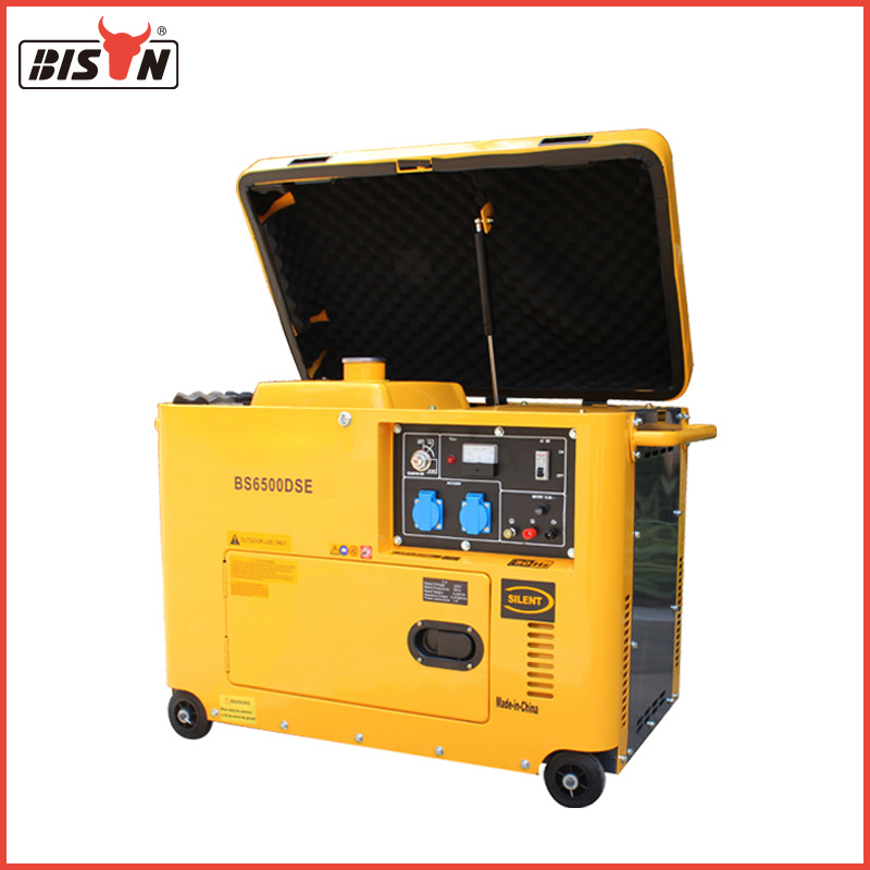 Bison厂家三相风冷380v超静音小型柴油发电机组3kw/5kw/8kw/10kw