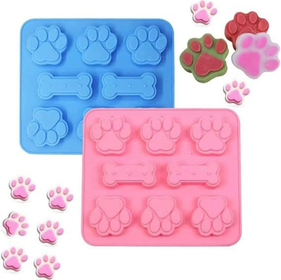 Baby Food Cake Mold Food Grade Silicone Heat Resistant Baby Rice Cake Sausage Tool Cat Claw Bone Mold Item Picture