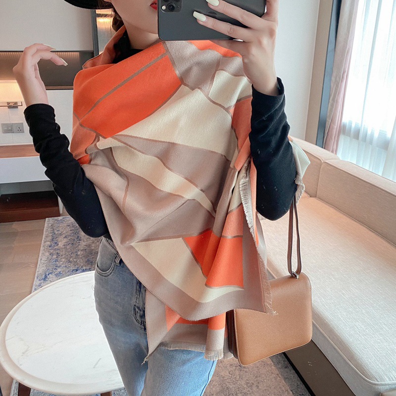 Air-Conditioned Room Shawl With Autumn Female Winter Office Nap Blanket Cloak Neck Warm With Imitation Cashmere Scarf details Picture