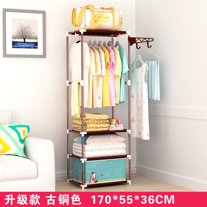 The manufacturer wholesals simple coat racks that can be moved for hanging clothes Specification image