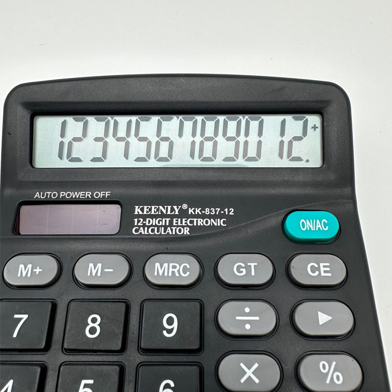 Direct sales from the manufacturer of 12-digit large-screen display and large-key calculator for financial office desktop computers Specification image