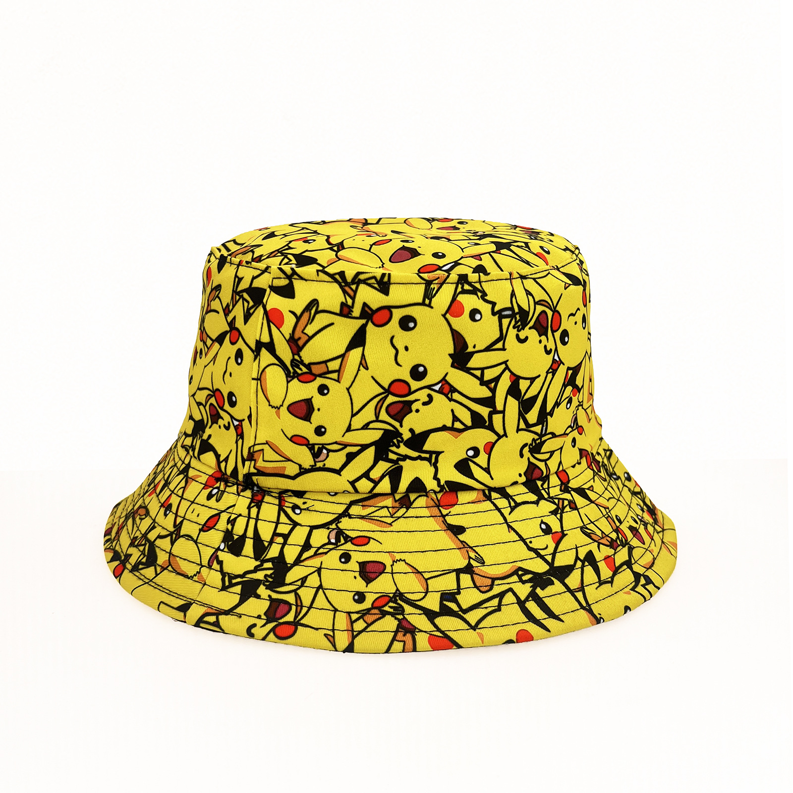 2023 Popular Pokemon Pikachu Pokemon Children's Fisherman Hat Outdoor Leisure Shade Hat In Europe And America Application Scenario