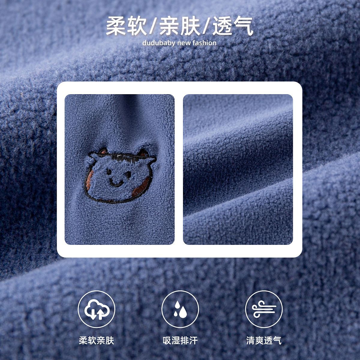 Baby woolen pants, thickened winter pants for infants, fleece casual pants for children, and trendy warm pants for men in autumn and winter Specification image