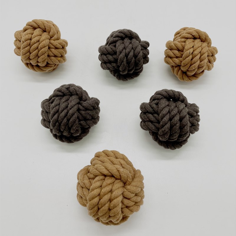 Amazon manufacturer's best-selling dog cotton rope toys, teething dog toys, durable cotton rope balls and pet toys Application Scenario