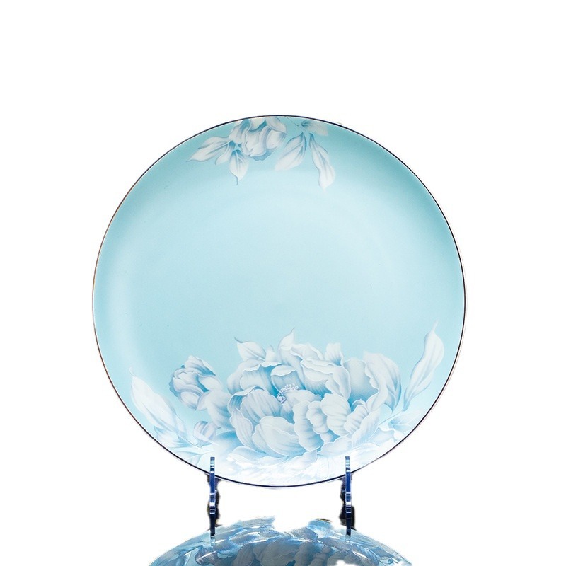 景德镇碗碟套装家用轻奢中式骨瓷餐具套装碗盘筷结婚乔迁礼品用瓷详情图5