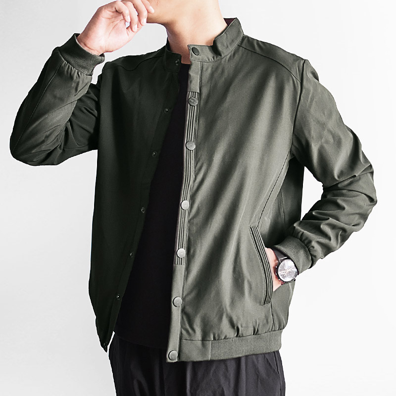 The new Spring/Autumn 2025 casual, loose, versatile and trendy pluse-sized men's jacket for men's wear Application Scenario