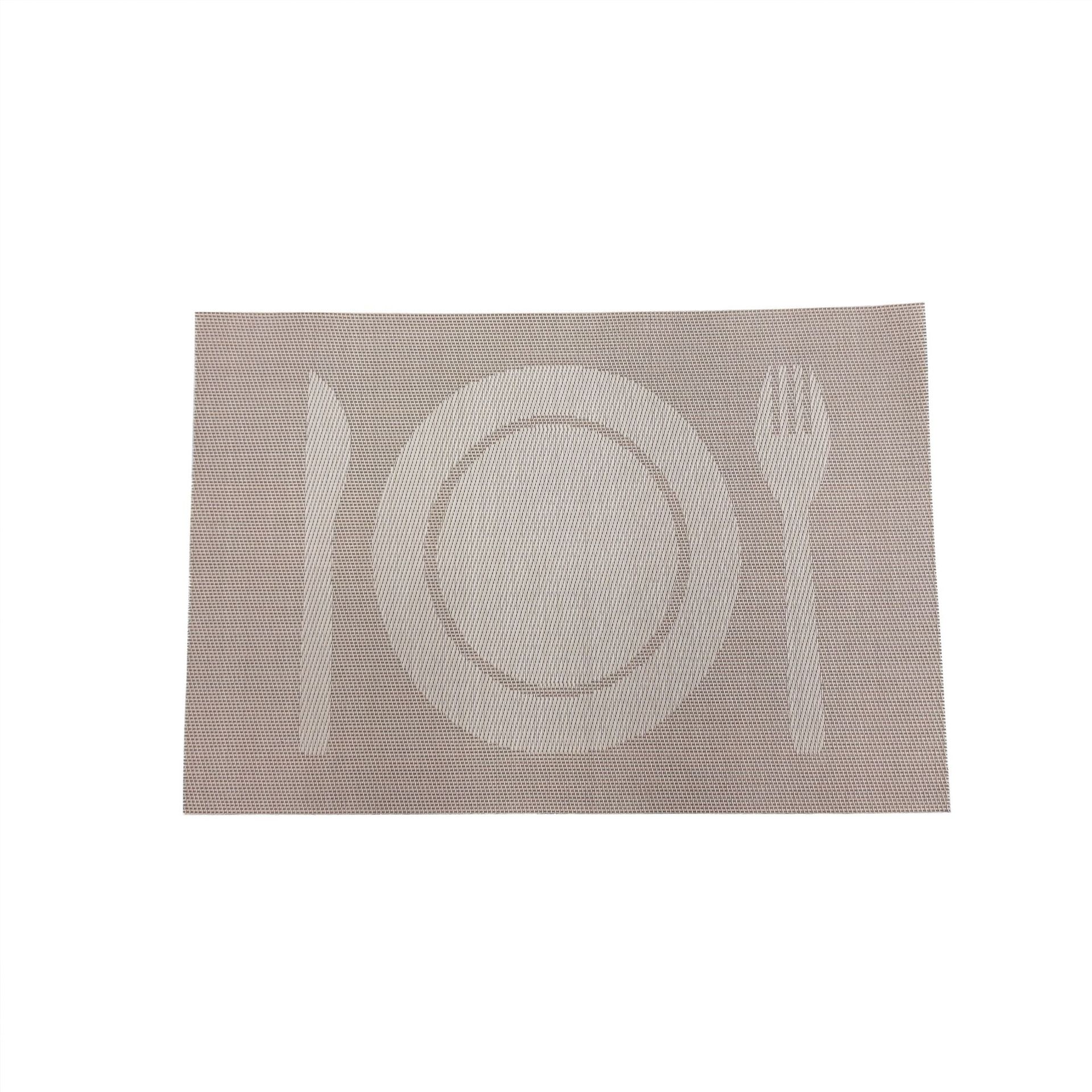 Creative European-Style Pvc Dinner Plate, Knife And Fork Mat, Patterned Waterproof And Heat-Insulating Mat, Western Tableware, Square Anti-Slip Dining Table Mat Item Picture