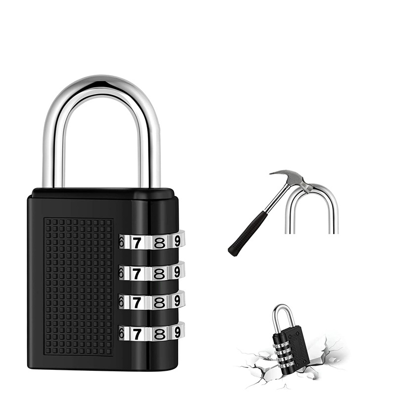 Jiajiang padlock key password padlock Cabinet Luggage opening padlock 4-digit password anti-theft lock Gym small lock Application Scenario