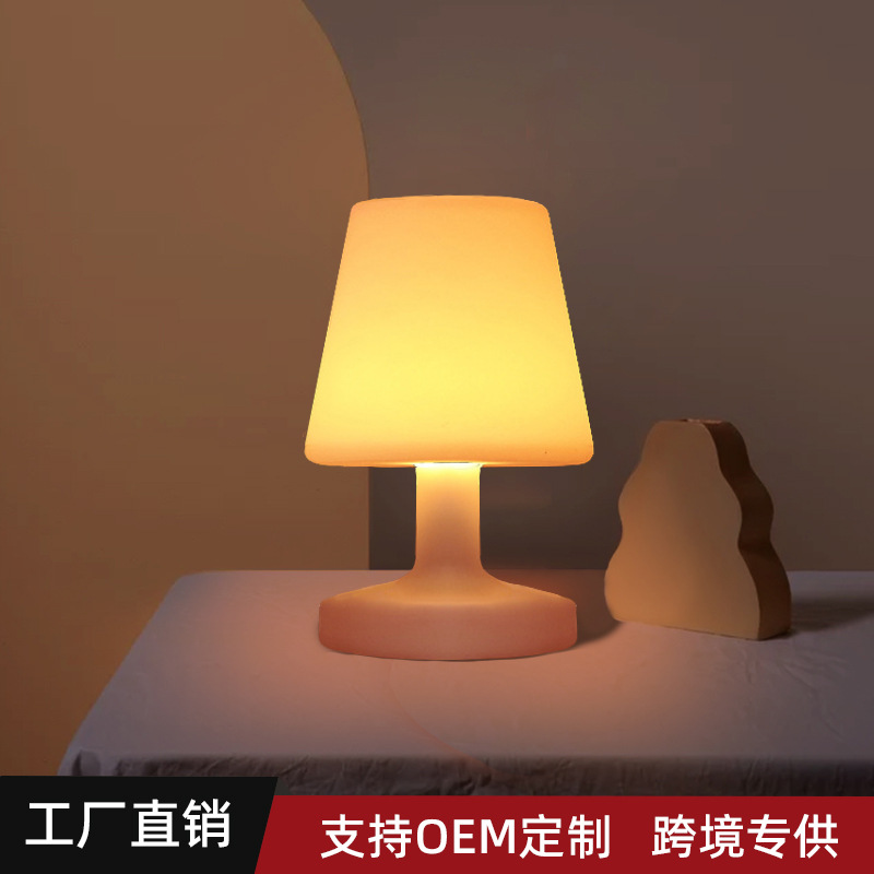 Outdoor solar lamps, table lamps, night lights, smart light-sensing RGB, classic bedroom LED white light, seven-color desktop ambient lights Application Scenario