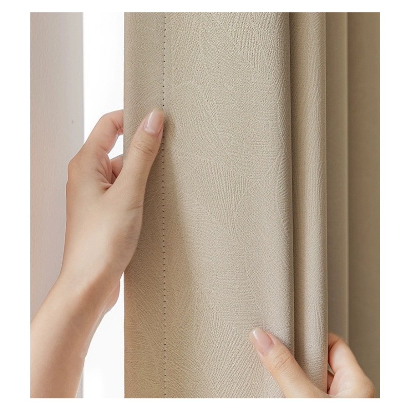 Wholesale of high-precision jacquard blackout curtains for French-style rural self-built houses, bedrooms, living rooms, bay Windows and bedrooms Item Picture