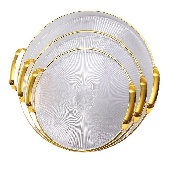 Fruit Plate Pet Environmental Shelf Transparent Crystal Ktv Bar Stand Dry Fruit Snack Plate Plate Plastic Platter Item Picture