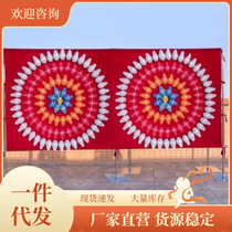 Balloon gun night market stalls hot project shooting balloon gun shooting balloon target cloth background cloth blocking cloth
