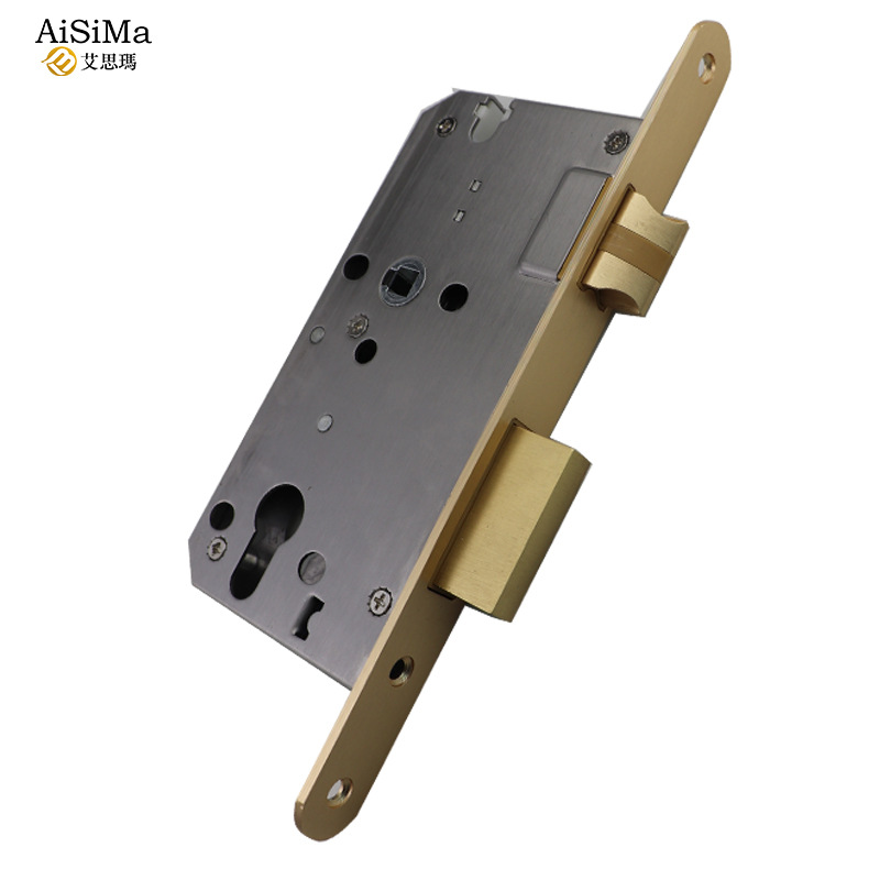 European standard large gourd indoor door lock body 7255 silent door lock body mechanical silent door lock accessories wholesale Item Picture