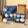 High-appearance-level Japanese tableware, bowl and chopsticks gift box set, household combination bowl and chopsticks wholesale, can be printed with LOGO details Picture