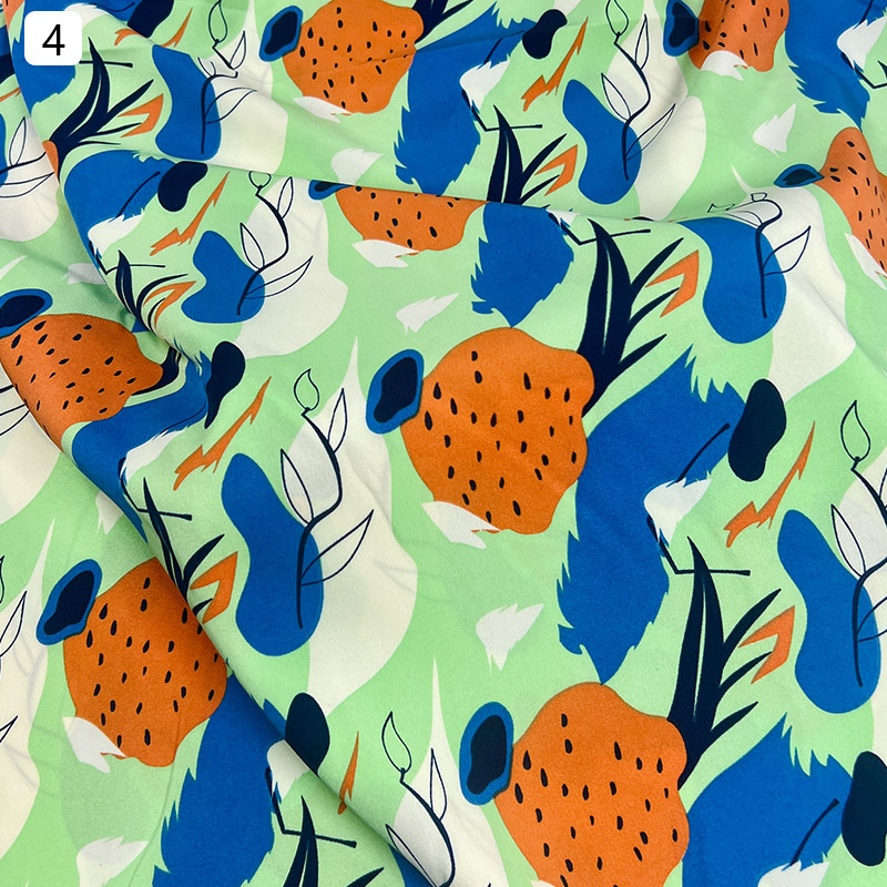 Four-sided patterned printed clothing, dress fabric, export clothing, T-shirts, accessories, bags, tie-dyed fabric 1 pic 11