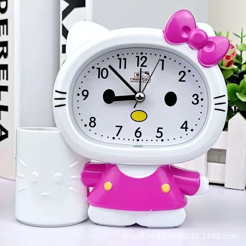 Alarm Clock Innovative Creative Male And Female Students Pencil Holder Bee Alarm Clock Bedside Children Cartoon Fashion Cute Fashion Clock Application Scenario