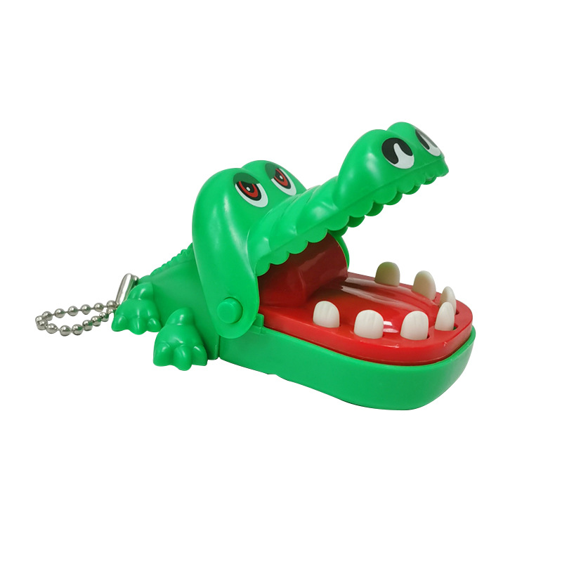 Mini hand-biting crocodile with keychain as a small gift, hand-biting little crocodile toy, prank crocodile Item Picture