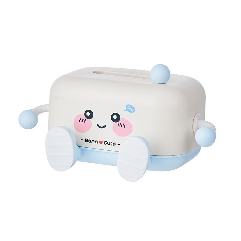 Cartoon and cute tissue box, creative design, high appearance level, living room tissue box, desktop coffee table, napkin box, storage box Item Picture